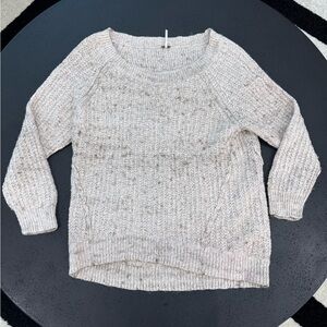FREE PEOPLE Cable Knit Wool Blend Sweater Size Small GUC